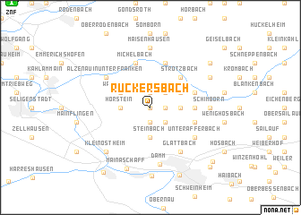 map of Rückersbach