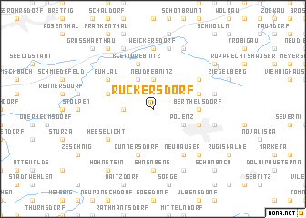 map of Rückersdorf