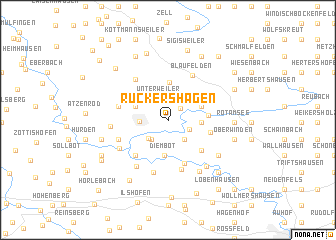 map of Rückershagen
