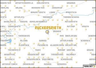 map of Rückersrieth