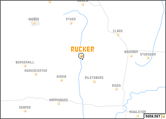 map of Rucker