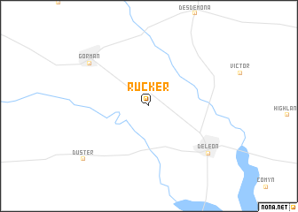 map of Rucker