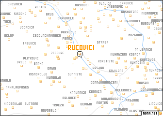 map of Rucovići