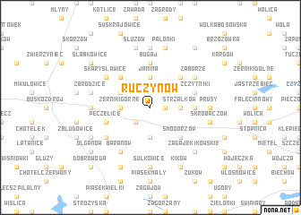 map of Ruczynów