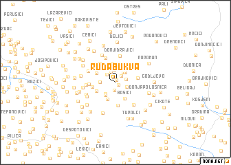 map of Ruda Bukva