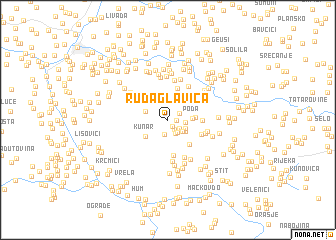 map of Ruda Glavica