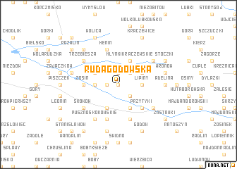 map of Ruda Godowska