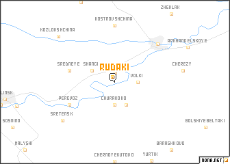 map of Rudaki