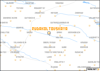 map of Ruda-Koltovskaya