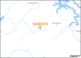 map of Rūdākota