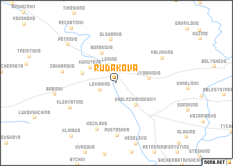 map of Rudakova