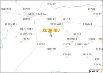 map of Rudakov