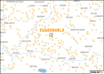 map of Ruda Mahala