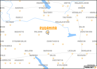 map of Rudamina