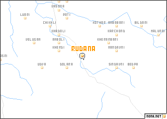 map of Rudāna