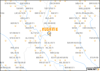 map of Rudărie