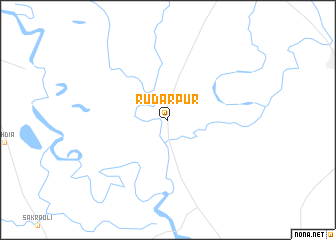 map of Rūdarpur