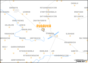 map of Rudavka