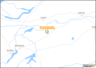 map of Rudāwal