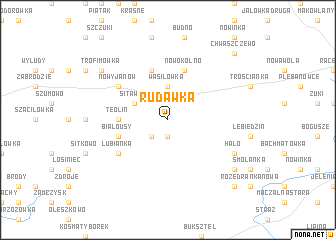 map of Rudawka