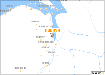 map of Ruḑayḩ