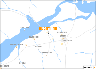 map of Ruḑaymah