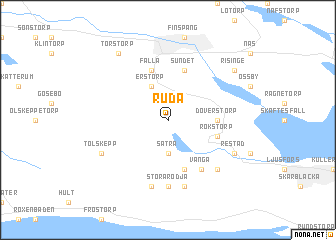 map of Ruda