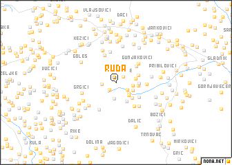 map of Ruda