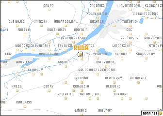 map of Ruda