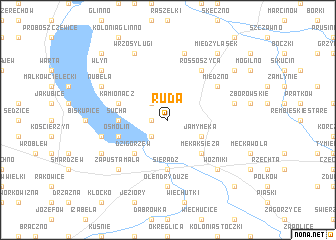 map of Ruda