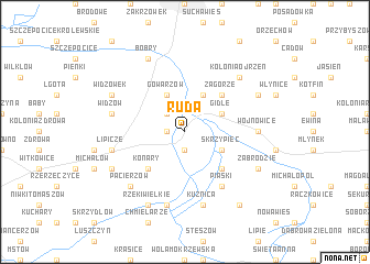 map of Ruda