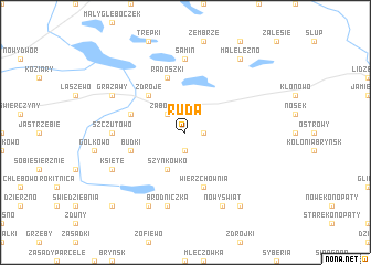 map of Ruda