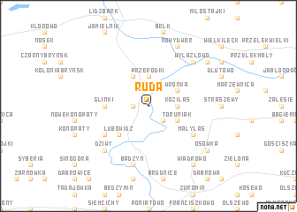 map of Ruda