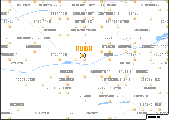 map of Ruda