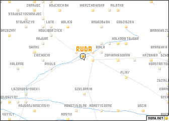 map of Ruda