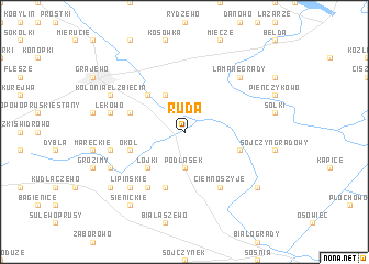 map of Ruda