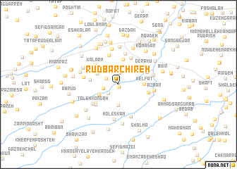 map of Rūdbārchīreh