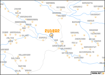 map of Rūdbār