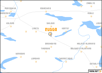 map of Rudda