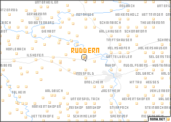 map of Rüddern