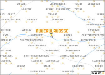 map of Rudeau-Ladosse