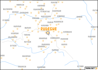 map of Rudegwe