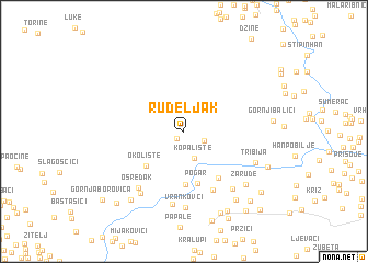 map of Rudeljak