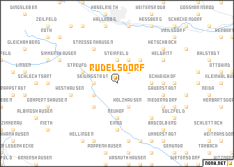 map of Rudelsdorf