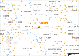 map of Rudelsdorf