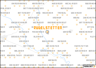 map of Rudelstetten