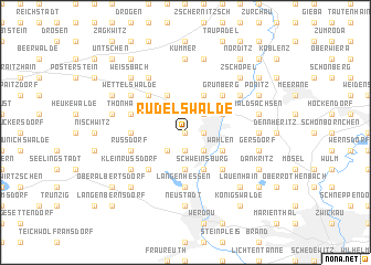 map of Rudelswalde