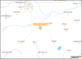 map of Rudement