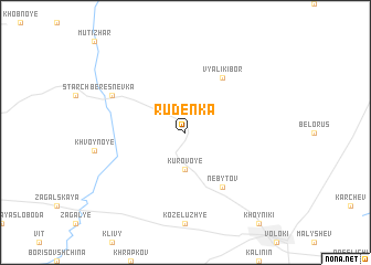 map of Rudenka