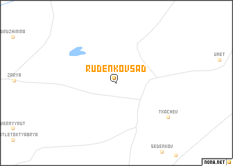 map of Rudenkov Sad